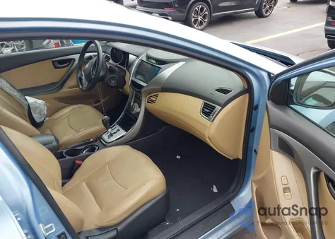 2012 Hyundai Elantra Limited (Ulsan Plant) из США, поврежденный, VIN KMHDH4AE8CU211287